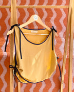 Top en Lurex jaune « Tessa »