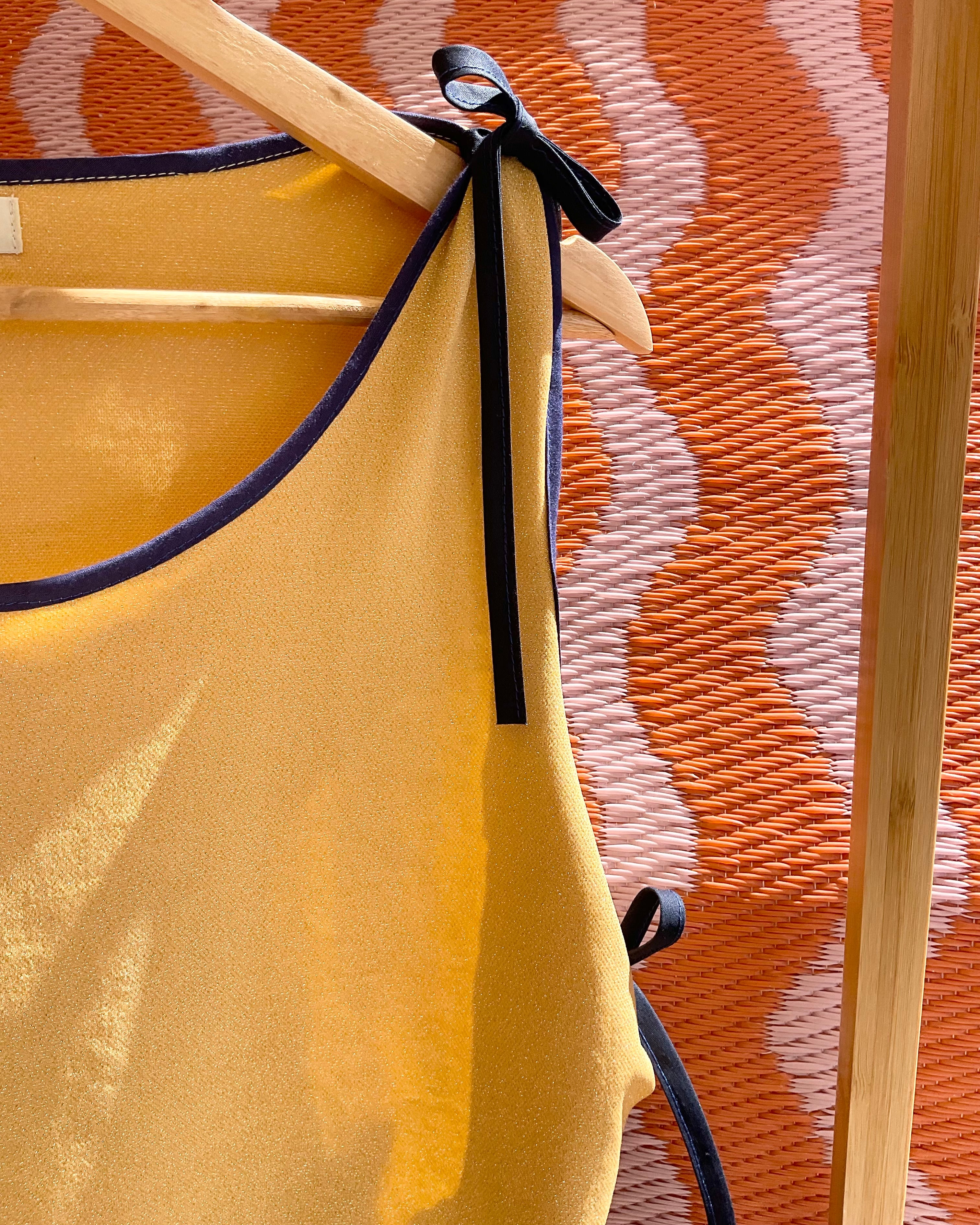 Top en Lurex jaune « Tessa »