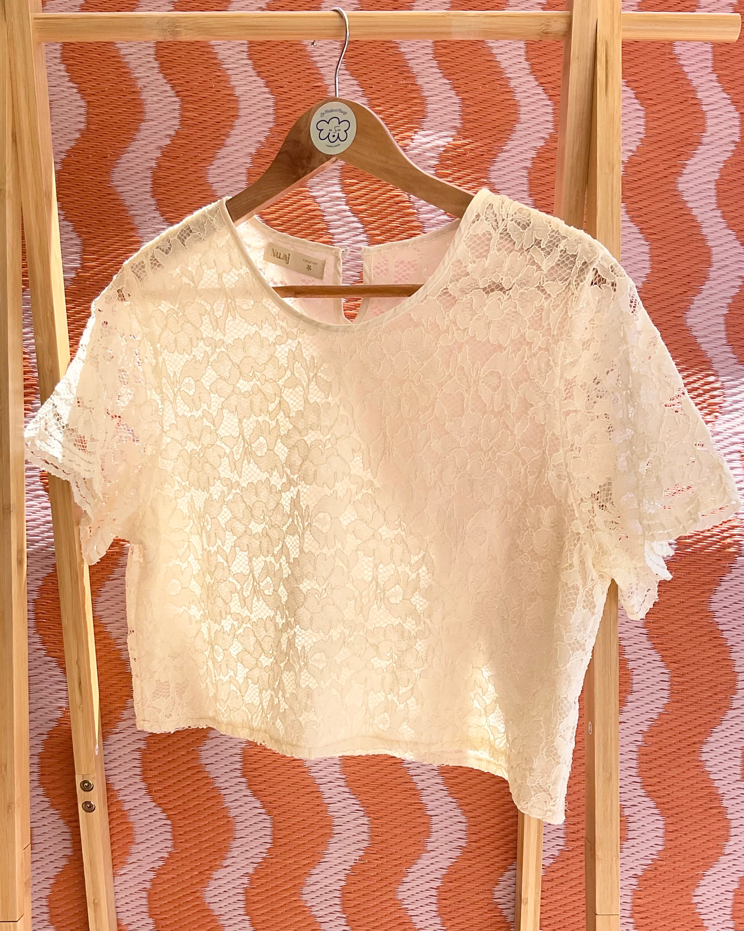 Haut en dentelle vintage « Teresa »