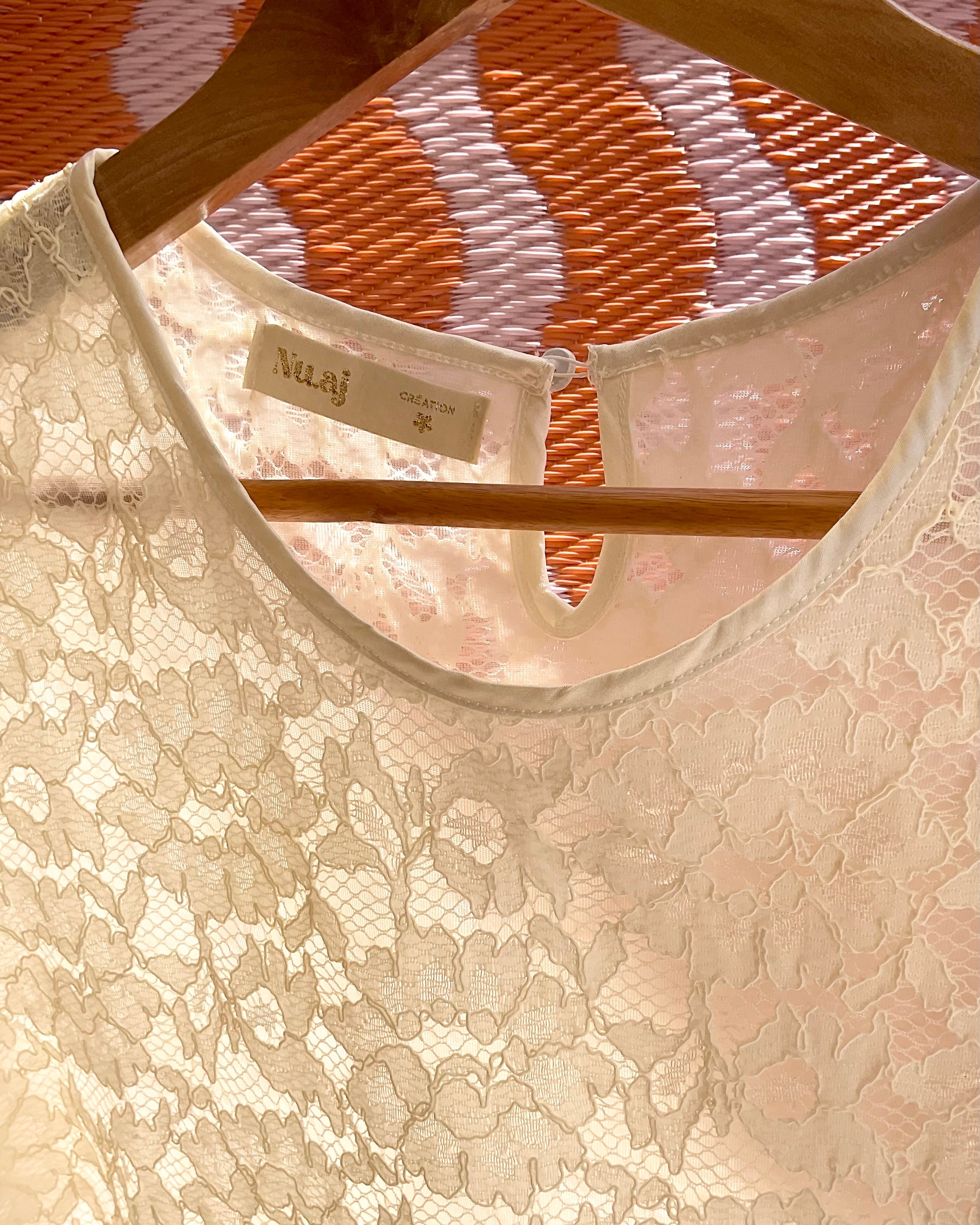 Haut en dentelle vintage « Teresa »