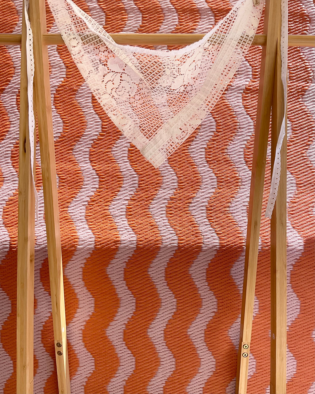 Foulard en dentelle rétro « Bohem »