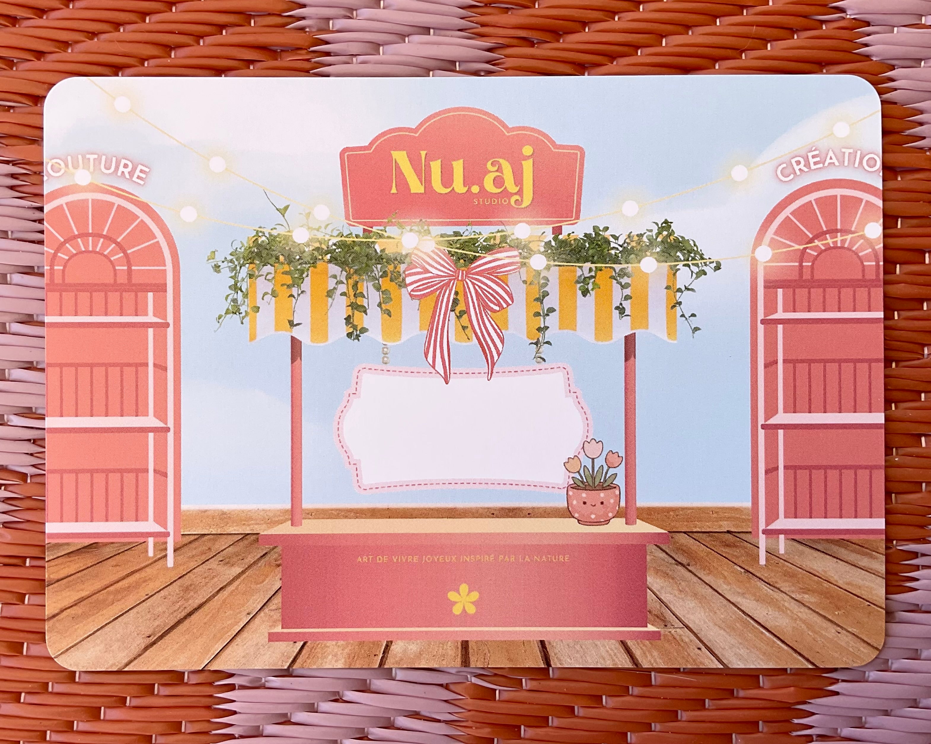 Carte cadeau « Un Nu.aj d’Amour »