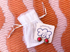 Boucles d’oreilles vintage rouges