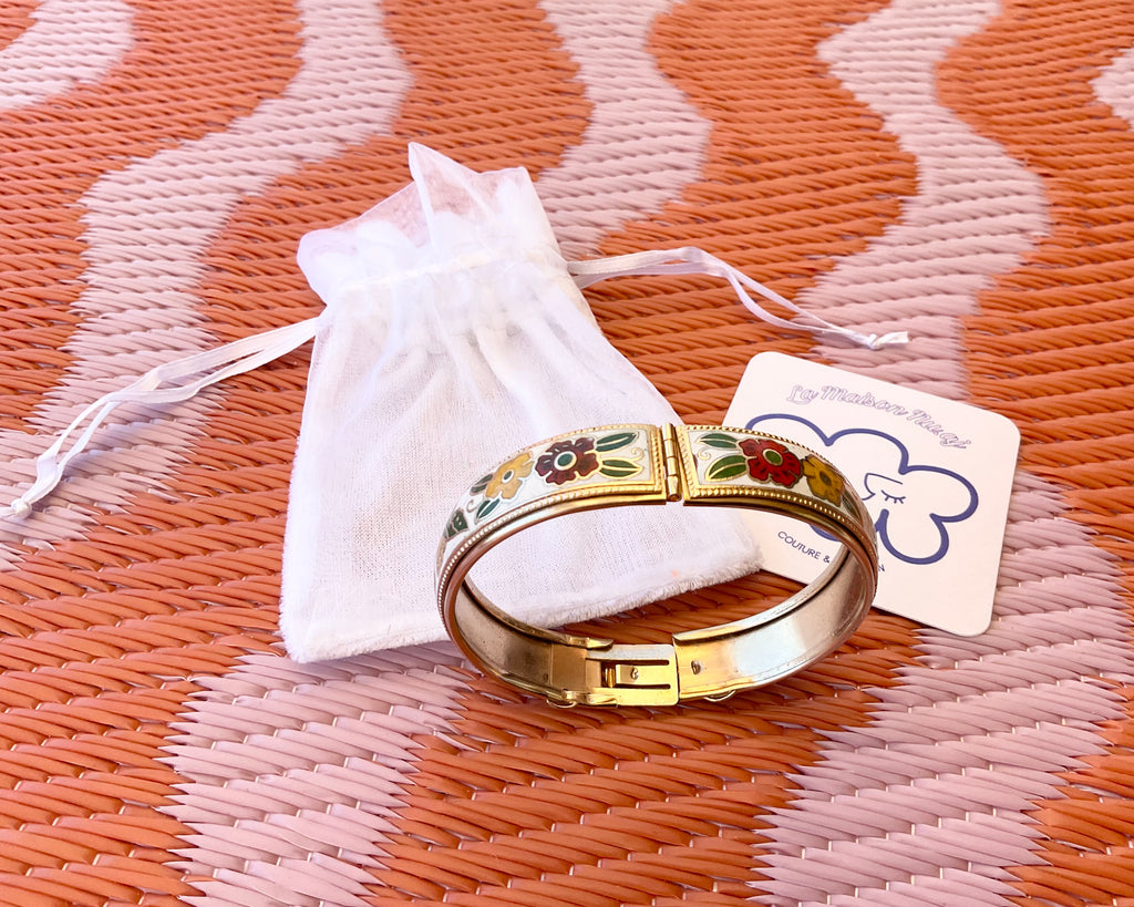 Bracelet fleuri 70’s « Janis »
