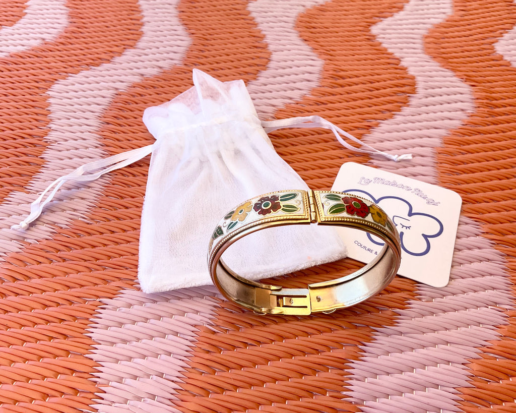 Bracelet fleuri 70’s « Janis »