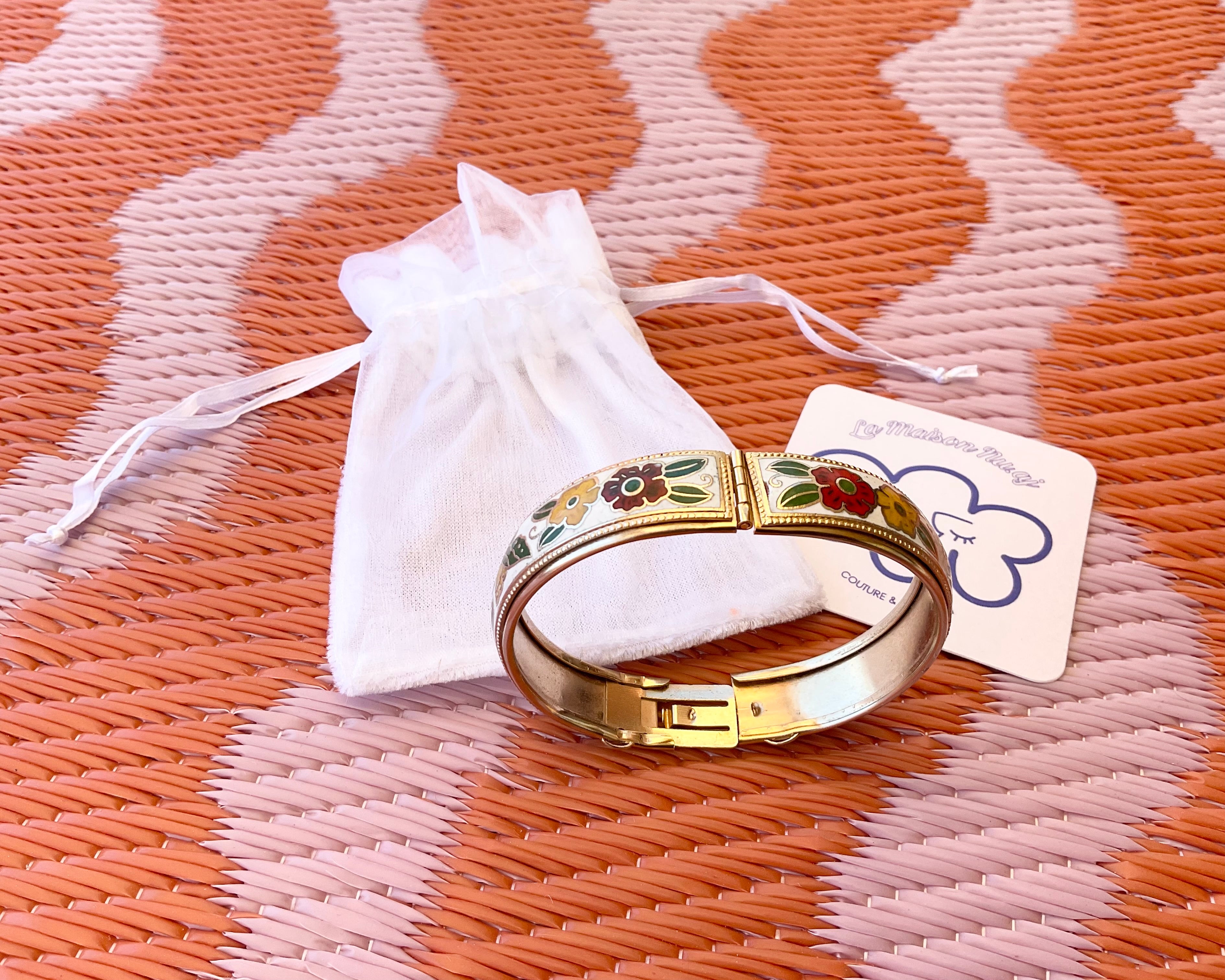 Bracelet fleuri 70’s « Janis »