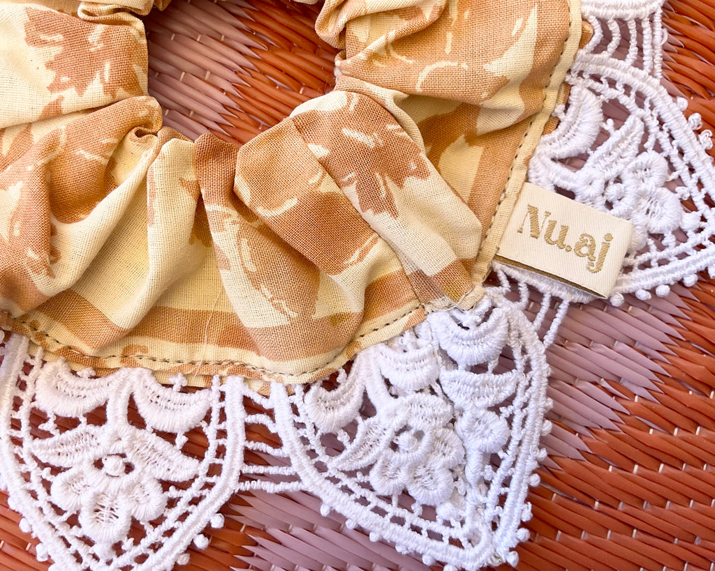 Chouchou tissu & dentelle