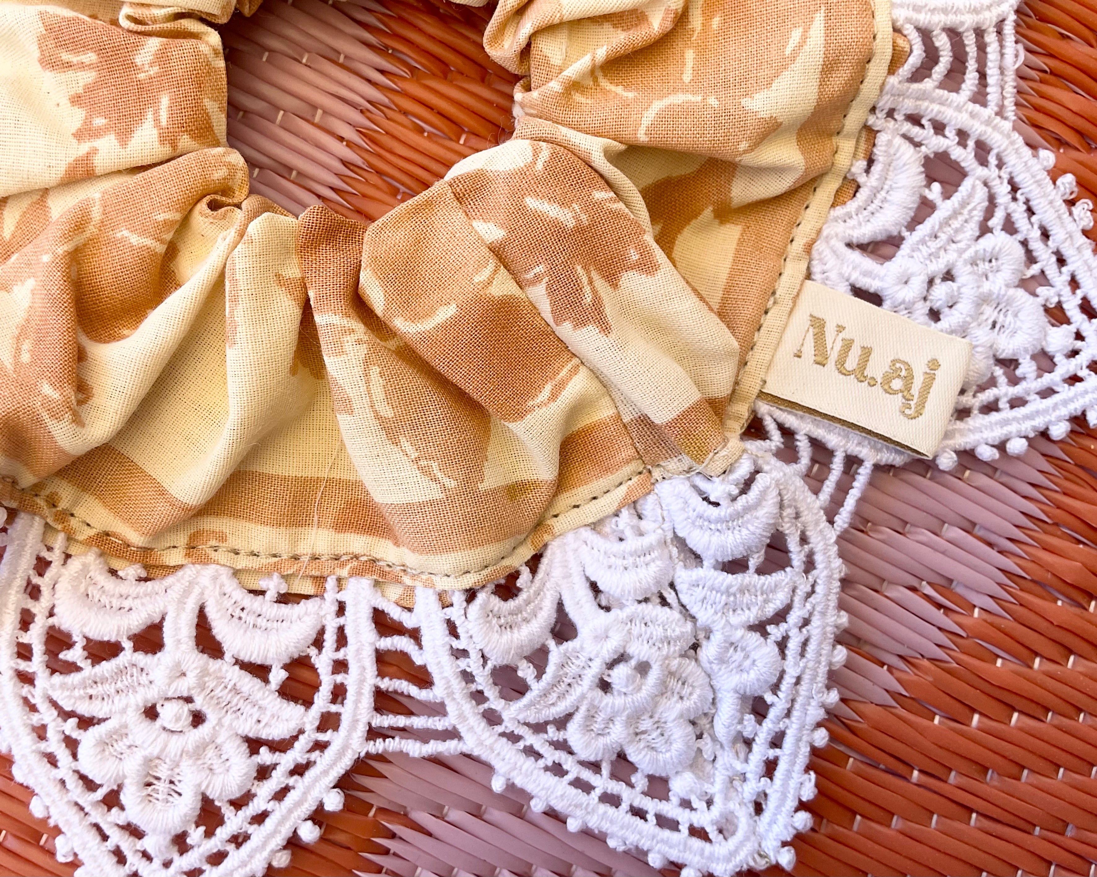Chouchou tissu & dentelle