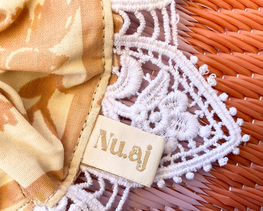 Chouchou tissu & dentelle
