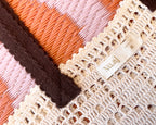 Tote Bag en crochet vintage « Sunflower »