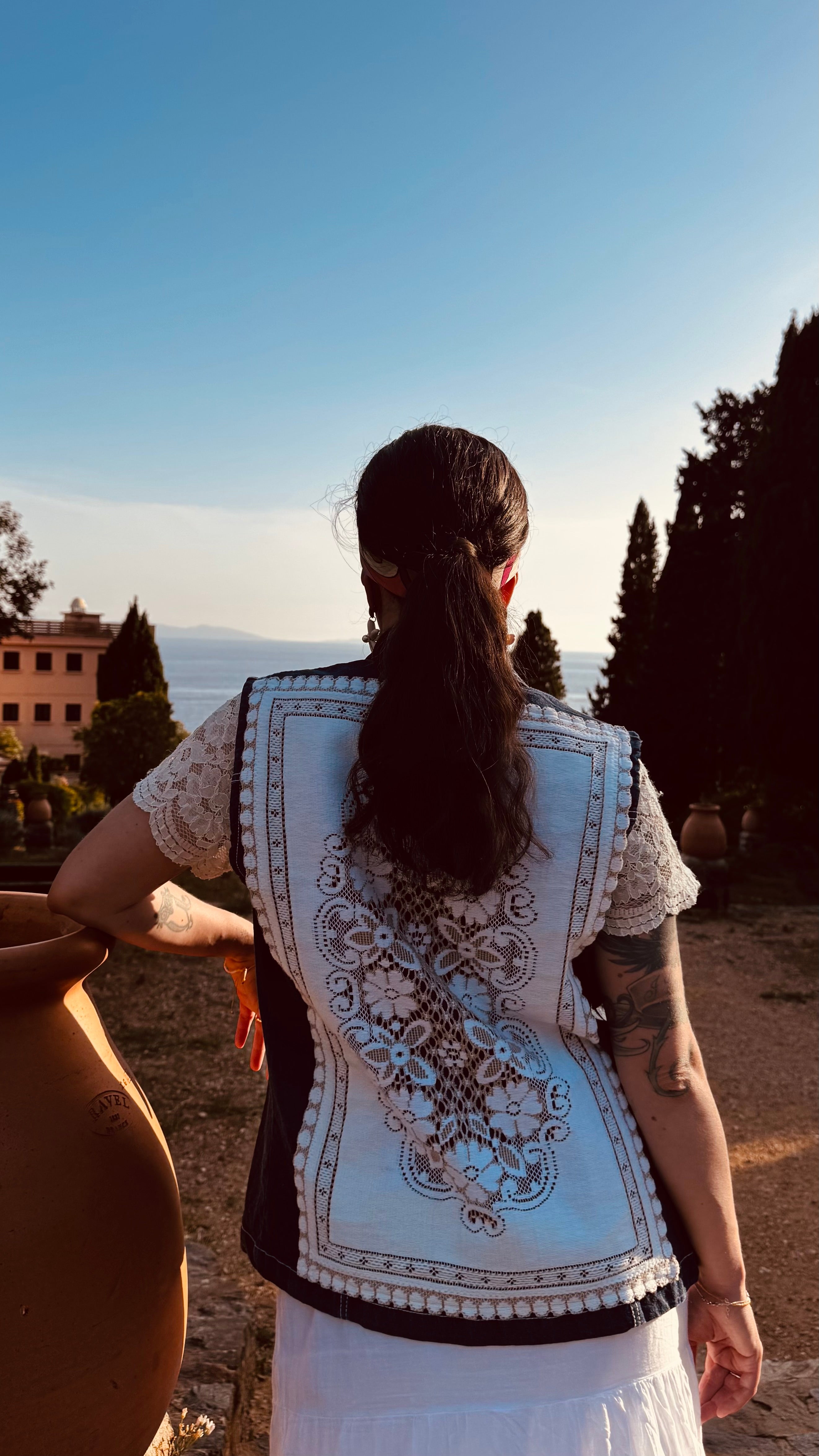 Haut en dentelle vintage « Teresa »
