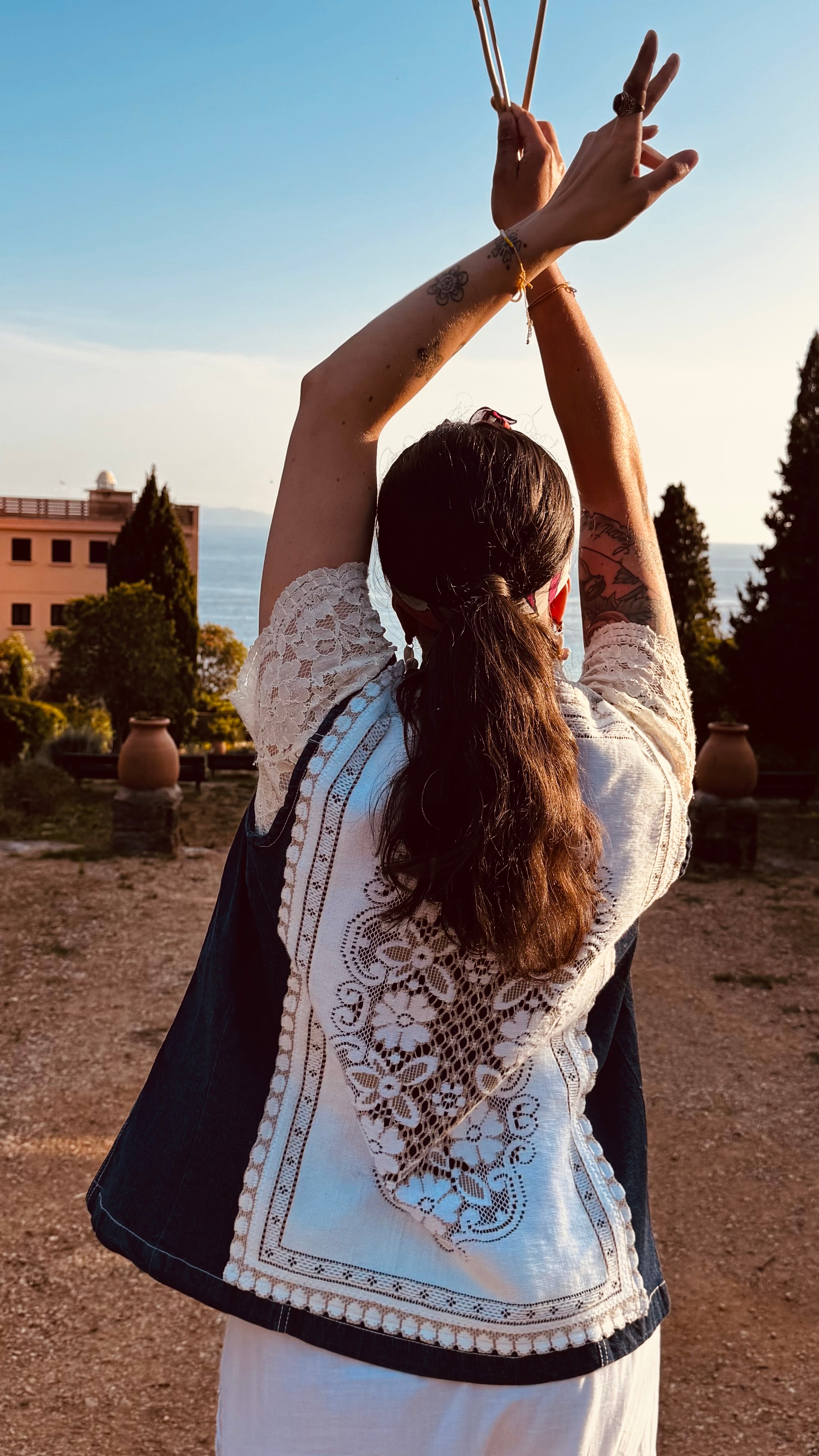 Haut en dentelle vintage « Teresa »