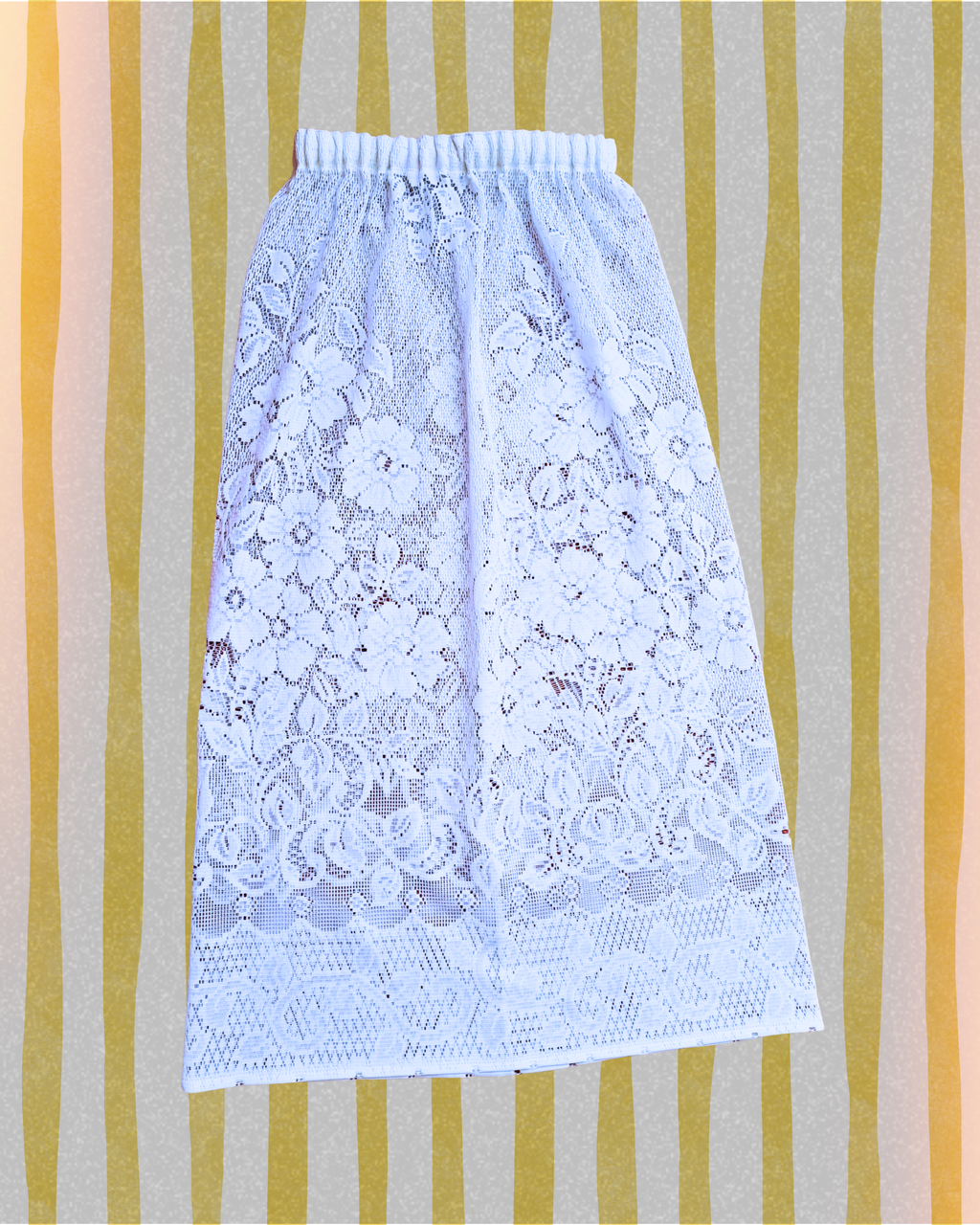 Jupe en dentelle vintage « Aloa »