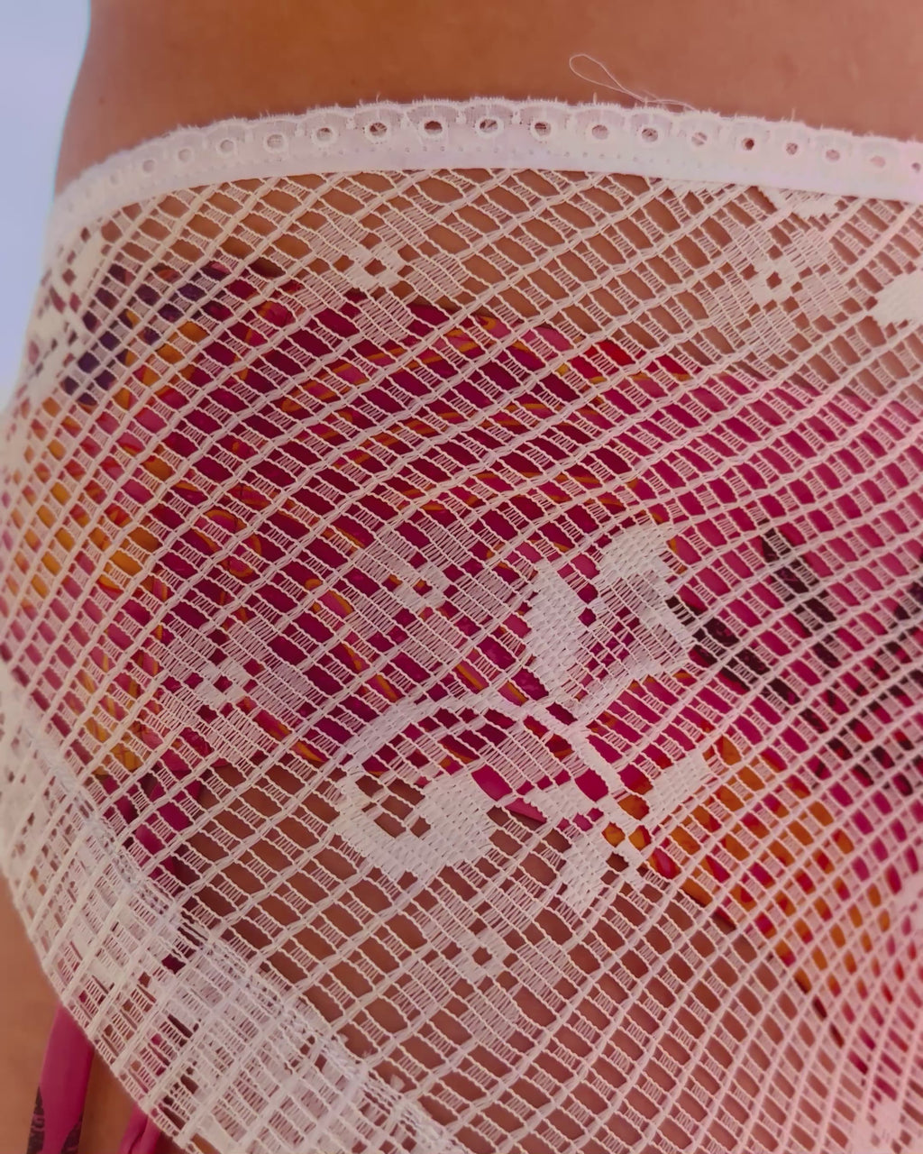 Foulard en dentelle rétro « Bohem »